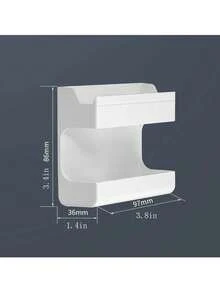 1pc Wall Hanging Storage Bracket Central Gateway Storage Bracket Remote Control Multi-Mode Gateway Fixed Support Storage Bracket Is Suitable For Living Room And Bedroom - Multicolor - View 7