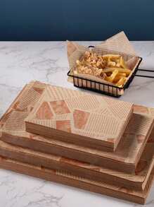 100 pièces de papier anti-huile, papier de hamburger, frites et poulet frit, papier absorbant l'huile, papier de cuisson, papier d'emballage pour sandwich, style de journal avec imprimé rétro de journal pour doublures alimentaires