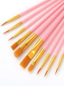 10pcs Fine Detail Painting Brush Art Craft Brush Set-Gifts For The Start Of School Season,Back To School,School Supplies