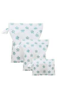 3pcs Cartoon Pattern Baby Diaper Wet Dry Bag/Storage Bag, Baby Bath Decor, Family Gift, Random Pattern Distribution