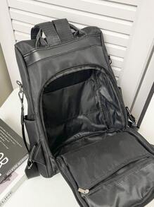 Mochila de viagem elegante, mochila versátil para estudantes universitários, mochila casual de nylon para mulheres