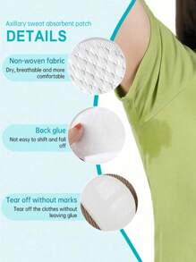 20/10/1 Underarm Sweat Pad, Disposable Underarm Sweat Pad, Effective, Breathable, Invisible, Sweat Absorbing Patch, Lightweight Sweat Absorbing, Comfortable And Odorless, Easy To Use, Suitable For Men And Women In Hot Summer, Travel, Sports, Outdoor, Summer Body Care, Stickers, Christmas Holiday Gifts