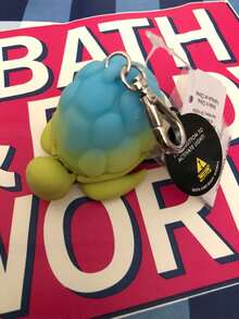 Plush Keychains - Teal Blue - View 3