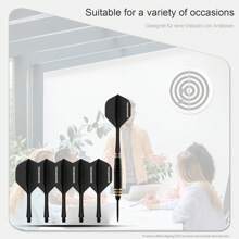 WayArrival WAYARRIVAL Integrated Dart Flights And Shafts - 6 Pack PP Material 2BA Molded Flights With Stems, Durable & Lightweight Design For Enhanced Performance​