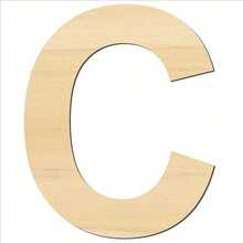 1pc 30cm/11.8in Unfinished Wooden Letters, 26 Selectable Alphabet, Blank Wooden Letter Sign, For Painting, Crafts And Home Wall Decor - Multicolor - View 12