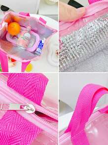 1 Stück Bento Tasche, isolierte Tasche mit Kältepack für Ausflüge, Picknick, Handtasche, isolierte Lunch Box Tasche