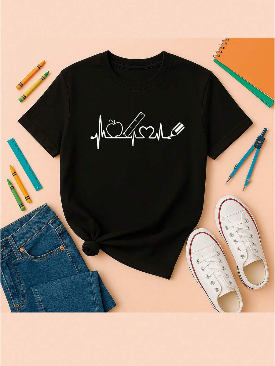 Women T-Shirts - Black - View 1