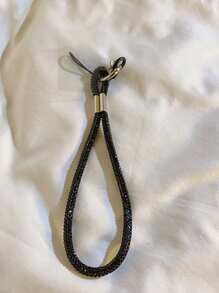 1 pieza Cordón de teléfono móvil con rhinestones, accesorio de moda de sujeción manual para decorar la funda del teléfono móvil como regalo para mujeres, madre, familia, amigos, cumpleaños, festividades