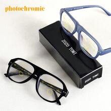Progressive Multifocal Photochromic Reading Glasses, Extra-Wide Vision, Retro Classic Unisex Design - White - View 3