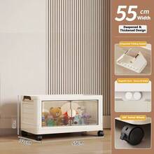 儿童衣柜收纳柜，可折叠卧室衣橱，大容量，多功能，适用于客厅 - 彩色 - 查看 17