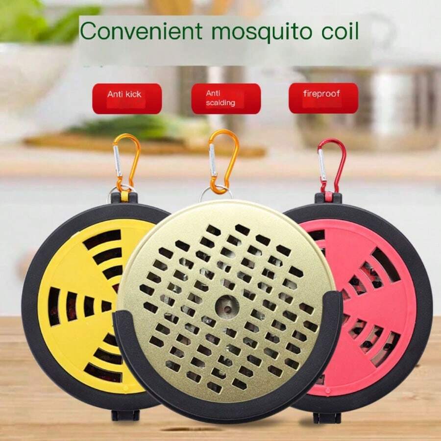 Outdoor Heatproof Mosquito Repellent Coil Holder, Camping, Night ...