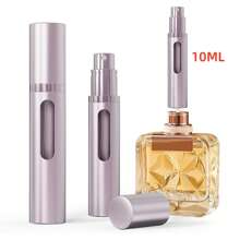 1pc Perfume Travel Refillable Bottle,Bottom-Filling Fragrances Perfumes Atomizer, Mini Cologne Dispenser, Portable Sprayer Pocket Size Perfume Contianer For Cruise Car Trip Purse Gift