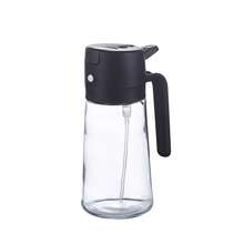 1pc 470ml 2-In-1 Plastic Oil Sprayer Bottle, Large Capacity Multi-Purpose Plastic Oil Storage Bottle, Kitchen Cooking Oil Sprayer Tool For Cooking Oil, Olive Oil, Soy Sauce, Vinegar - Multicolor - View 14