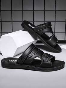 Men's Fashion Sandals, New Summer Indoor/Outdoor Beach Slides, Casual Korean Style Slippers - Multicolor - View 20