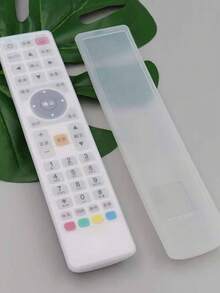 1个透明遥控器保护套，透明硅胶遥控器保护套，适用于家庭、学校、办公室、旅行、包包、收纳、整理、厨房装饰、家居用品、母亲节礼物、卧室装饰、花园、夏季、海滩、旅行必备、房间装饰、软萌玩具、毕业季 - 長款-21*4.9 - 查看 2