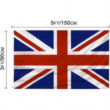 Banderines de cuerda con banderas británicas para eventos patrióticos, Día de la Independencia, bares deportivos, decoración interior y exterior - Multicolor - Ver 13