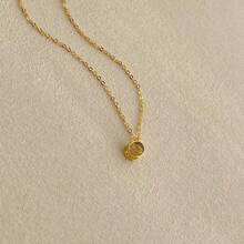 1 Pair Custom Gold Photo Projection Earrings Stainless Steel Picture Inside Jewelry Gifts For Her - Gold - View 6