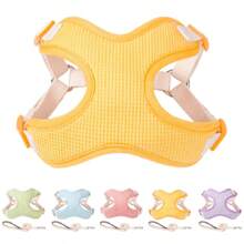 Dog Harness With Leash Set, No Pull Adjustable Reflective Step-In Puppy Pet Vest Harnesses For Small Medium Large Dogs And Cats