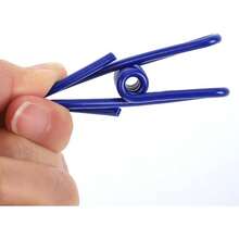 10 Pieces Of Windproof Multi-Purpose Metal Clips - Anti Slip, Strong Grip, Diverse Colors, Food Bag Sealing Clip, Drying Rack