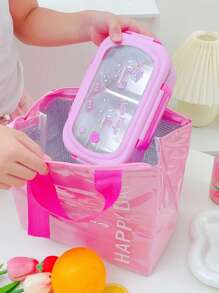 1 Stück Bento Tasche, isolierte Tasche mit Kältepack für Ausflüge, Picknick, Handtasche, isolierte Lunch Box Tasche