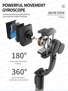 AXNEN Handliche Smartphone Gimbal Handstabilisator mit Stativ Selfie-Stick, faltbarer Gimbal mit kabellosem Fernbedienung für Smartphones