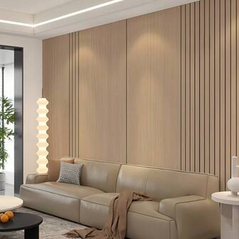 1 卷 3D 复古奢华欧式木纹即撕即贴壁纸，3D 哑光条纹表面，防水 PVC 树脂可移除无缝墙纸，厨房防油可水洗瓷砖贴纸，浴室淋浴墙板，家具翻新材料，适用于卧室、客厅、浴室、厨房和其他墙壁，家居装饰