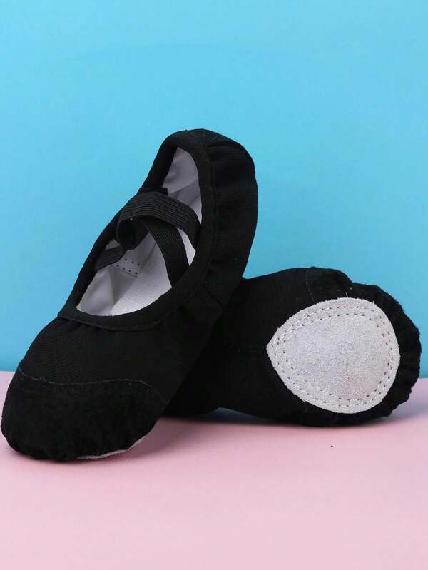 Girls' Soft Bottom Dance Shoes, Children's Ballet Dance Shoes, Pink Color