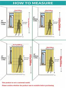 2pcs Pure White Marble Pattern Simple Livingroom And Bedroom Curtains - Rose Gold - View 5