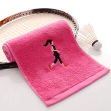 1 件运动毛巾，7.87 英寸 * 43.3 英寸，无刺激，柔软亲肤，适合健身房、跑步、徒步旅行、户外、马拉松海滩必备品