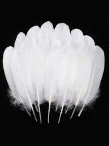 50pcs Multi-Color Versatile Natural Feathers In Bulk, Suitable For Feather Decorations, Weddings, Parties