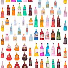 1pc/10pcs/20pcs/30pcs Random Style Miniature Resin Imitation Liquor Bottle Creative Beverage Bottle Small Decor, DIY Craft, Decorative Gift