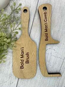 1pc Funny Gift Comb For Bald Men, Adult Novelty Party Favor, Father's Day Gift, Weird Gift, Useful Item, Cute Aesthetic Stuff, Cool Gadget - Beige - View 4