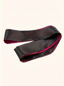1pc Satin Long Eye Mask, Covering Eye Mask, Sleeping Band Soft Tie Blindfold Eye Mask