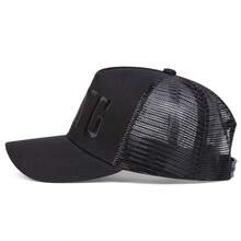 1pc Men's King Trucker Hat, Letter Embroidery Baseball Cap, Street Fashion Casual Hat For Spring, Autumn, Travel, Beach
