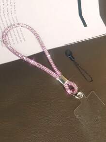 1 pieza Cordón de teléfono móvil con rhinestones, accesorio de moda de sujeción manual para decorar la funda del teléfono móvil como regalo para mujeres, madre, familia, amigos, cumpleaños, festividades