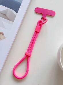 Adjustable Multicolor Nylon Phone Lanyard Durable Fashionable Short Cord For Mobile Keychain Phone Case Anti-Lost Accessory Phone Strap - Adjustable Short Cord - View 4