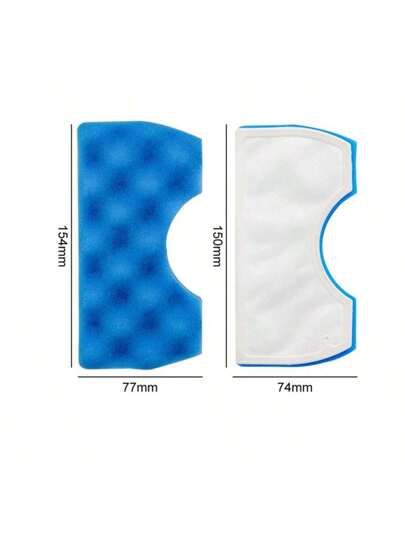 Replacement Filters Compatible Samsung Stofzuiger Cleaners DJ63 00669A/SC4300/SC4470, HEPA Filter, Dust Bag view 2