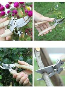 Garden Pruning Scissors Set - Ideal For Trimming, Pruning And Cutting Branches And Flowers, Gardening Shears, Plant Garden Clips, Bonsai And Fruit Picking