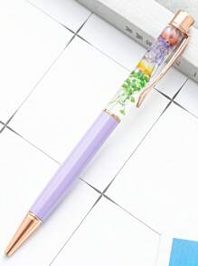 Spersonalizowany długopis z serii Preserved Flower z nadrukowanym logo, odpowiedni jako prezent szkolny, długopis reklamowy, artykuły szkolne, prezenty na Dzień Nauczyciela, gadżety firmowe i artykuły biurowe