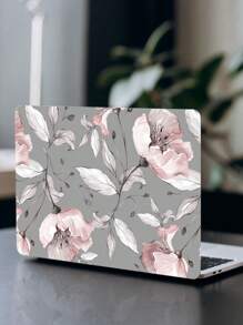1PC Fresh And Simple Flowers Laptop Skin, Made Of High Quality Waterproof And Anti-Scratch Pvc Material, Suitable For Office Desk Tops, Student Desks And Travel Use, Adds Personalized Decor And Protects The Surface Of Your Laptop, Peel And Stick;Can Be Used For  Case