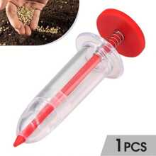 2 pièces distributeur de graines portable, facile à utiliser, convenant à toutes les graines avec un semoir manuel, idéal pour les outils de jardinage et d'entretien de la pelouse, distributeur de graines sur demande
