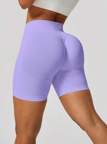 NcmRyu Shorts deportivos de cintura elástica sin costuras para mujer, ideales para yoga, fitness, gimnasio y running
