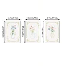 3pcs Wildflowers Wall Art Picture Botanical Nordic Prints Canvas Paintings Vintage Floral Posters Girly Cottagecore Decor For Girls Bedroom , Living Room, Or Coquette Room Decor Unframed