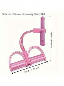 1pc EVA Resistance Bands Set - 4 Tubes Stackable Light Tension Exercise Loops For Full Body Workout, Abdominal Trainer, Rowing & Fitness Equipment - Available In Blue, Purple, Pink, Workout Accessories, Elastic Fitness Bands, Single Packaging Gym Accessories,Sport, Gym, Home Exercise, Strap Gym, Resistance Bands