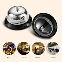 1 Piece Of Stainless Steel Serving Bell, Restaurant Serving Bell, Hotel Bell, Bar Counter Bell, Student Answering Bell