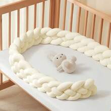 1pc Multi-Color Optional 4-Strand Braided Twisted Bed Guard Decor Baby Bed Rail Newborn Children Anti-Collision Soft Padded Baby Crib Guard Rail - Multicolor - View 12