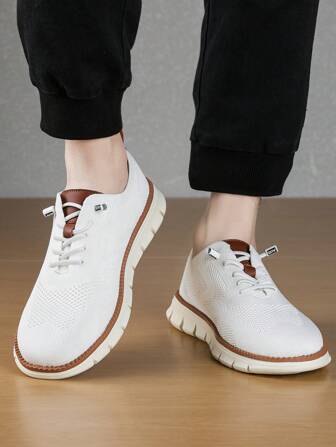 Chaussures décontractées respirantes, douces, chaudes et confortables pour hommes, baskets polyvalentes pour hommes, printemps 2025, chaussures de travail décontractées et à la mode pour hommes