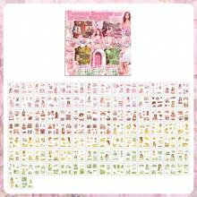 100 pièces Autocollants vintage à thème animal de compagnie pour scrapbooking, autocollants imperméables, fournitures scolaires, rentrée scolaire