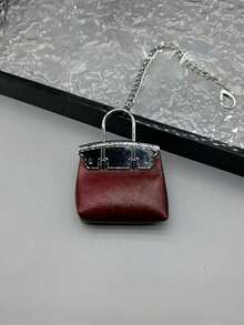 HAILIAN Minimalist Women Mini Bag Charm Keychain, Delicate Shell Bag Pendant, Couple Gift, Bridesmaid Gift, Multiple Colors Available - Multicolor - View 10