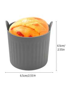 1/3/6pcs Air Fryer Baking Cups, Muffin Cups Baking Cake Mold, Scones Cup Baking Cake Mold, Tart Mold, Kitchen Accessories, Baking Tools, Homemade Products